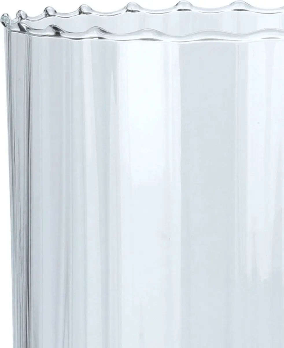 Excellent Houseware Tobia Vaas - 18x28cm - Transparant - afbeelding 2 van 2