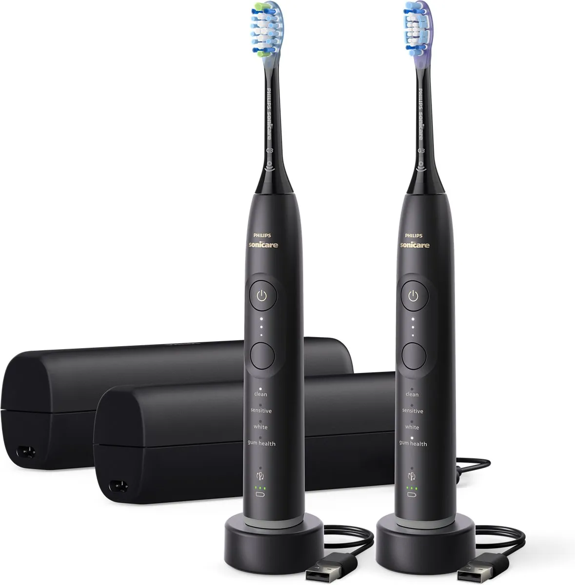 Philips Sonicare Series 7100 Oplaadbare tandenborstel - Duo pack zwart