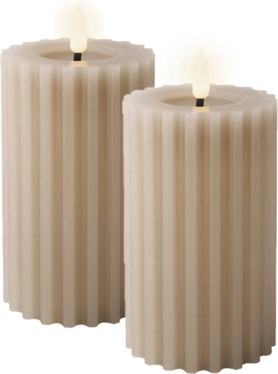 Lumineo Luxe LED kaars/stompkaars