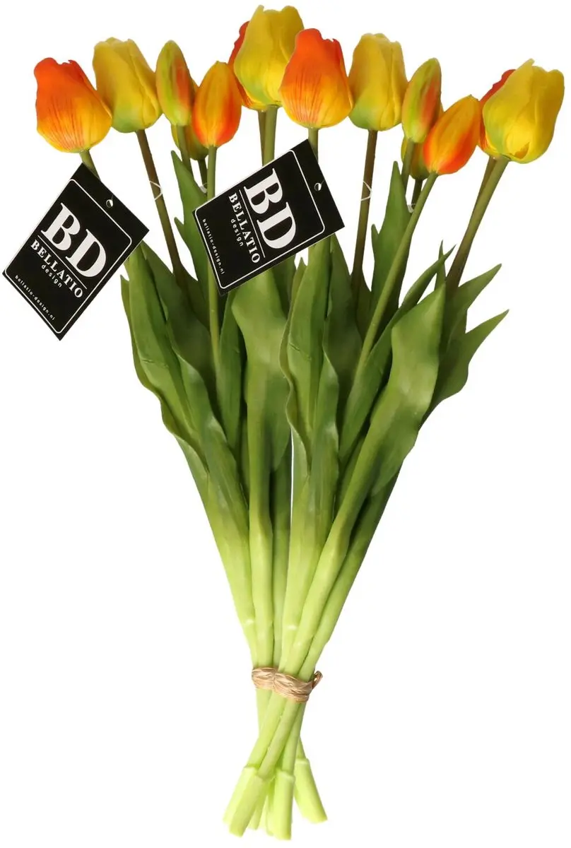 Bellatio Design Kunst tulpen boeket Sally