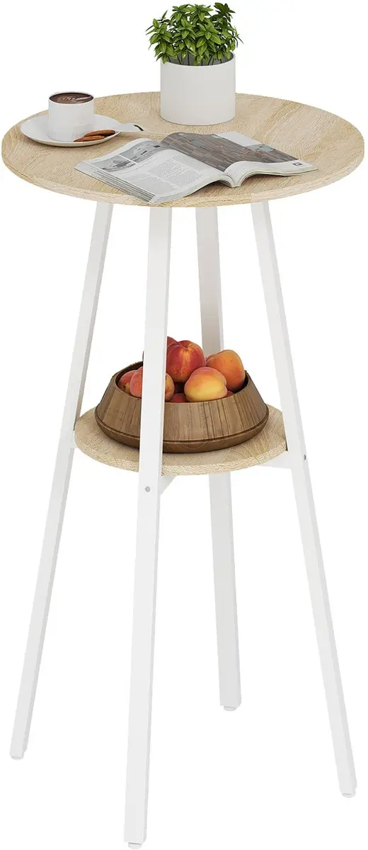 ECTEATOY® Ronde Bartafel met Plank