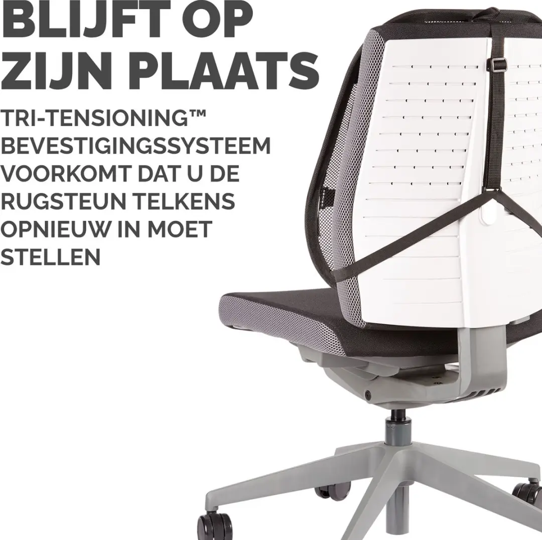 Fellowes Professional Series Rugsteun - Zwart - afbeelding 5 van 6