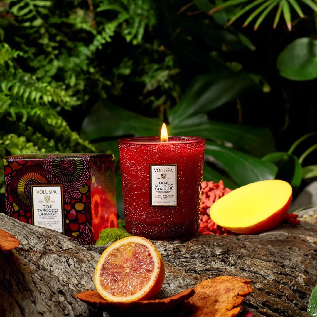Voluspa Japonica Collection Goji Tarocco Orange Geurkaars 255g