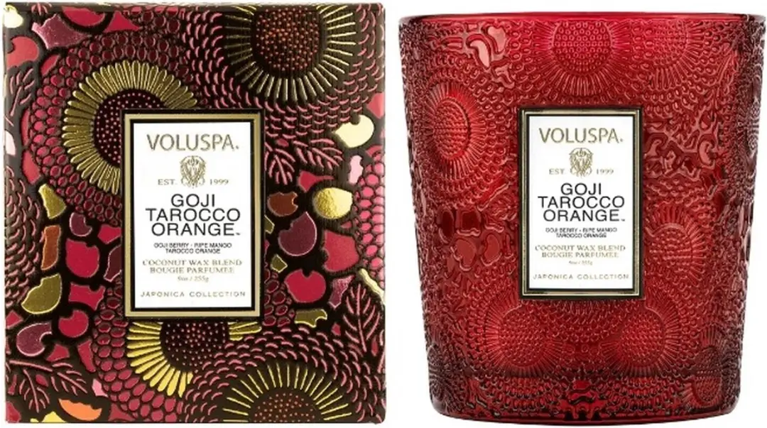 Voluspa Japonica Collection Goji Tarocco Orange Geurkaars 255g - afbeelding 2 van 3