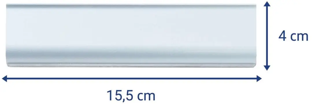MAUL Wandlijst Aluminium 15,6cm - Zilver - afbeelding 3 van 6