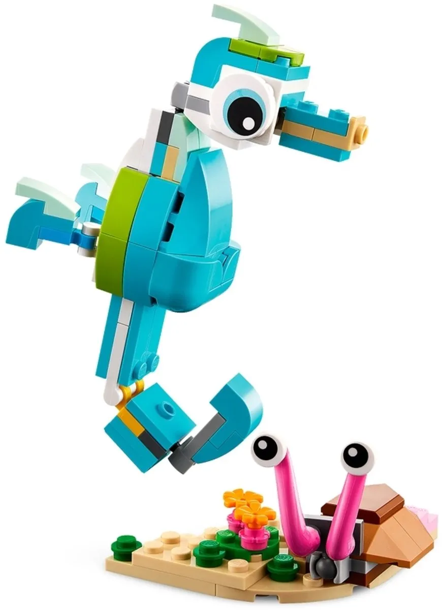LEGO Creator Dolfijn en Schildpad 31128 - 137 Stukken - afbeelding 6 van 6