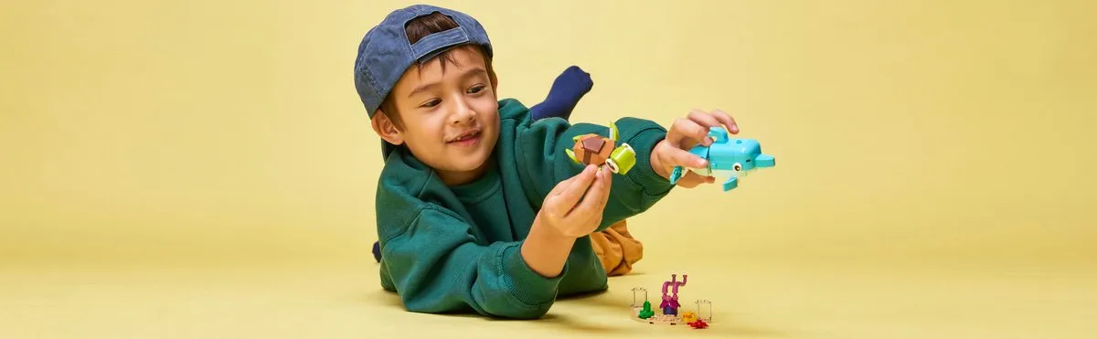LEGO Creator Dolfijn en Schildpad 31128 - 137 Stukken