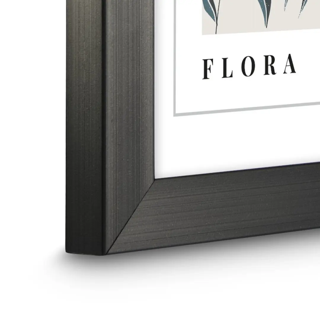 Hama Flora Fotolijst 18x13cm Contrastgrijs - afbeelding 3 van 4