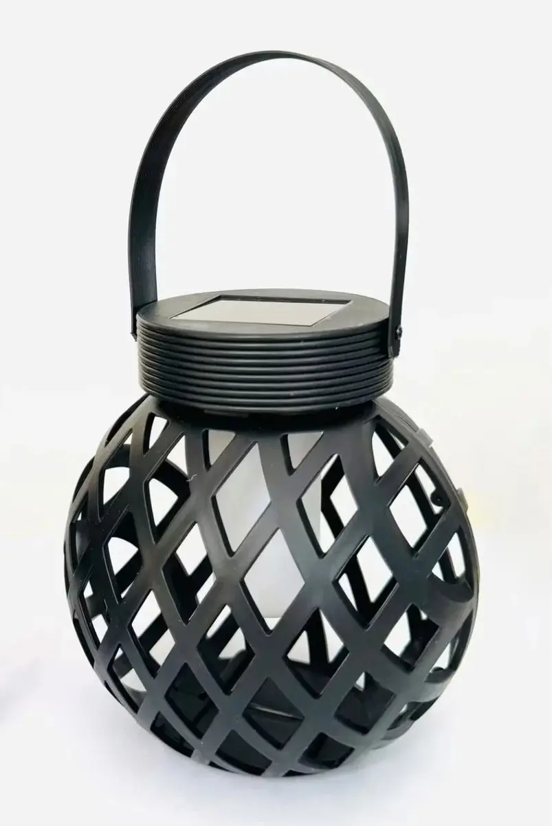 Solar Tafellantaarn Vlam-Effect Glazen IP44 Ø12cm x13cm Buiten
