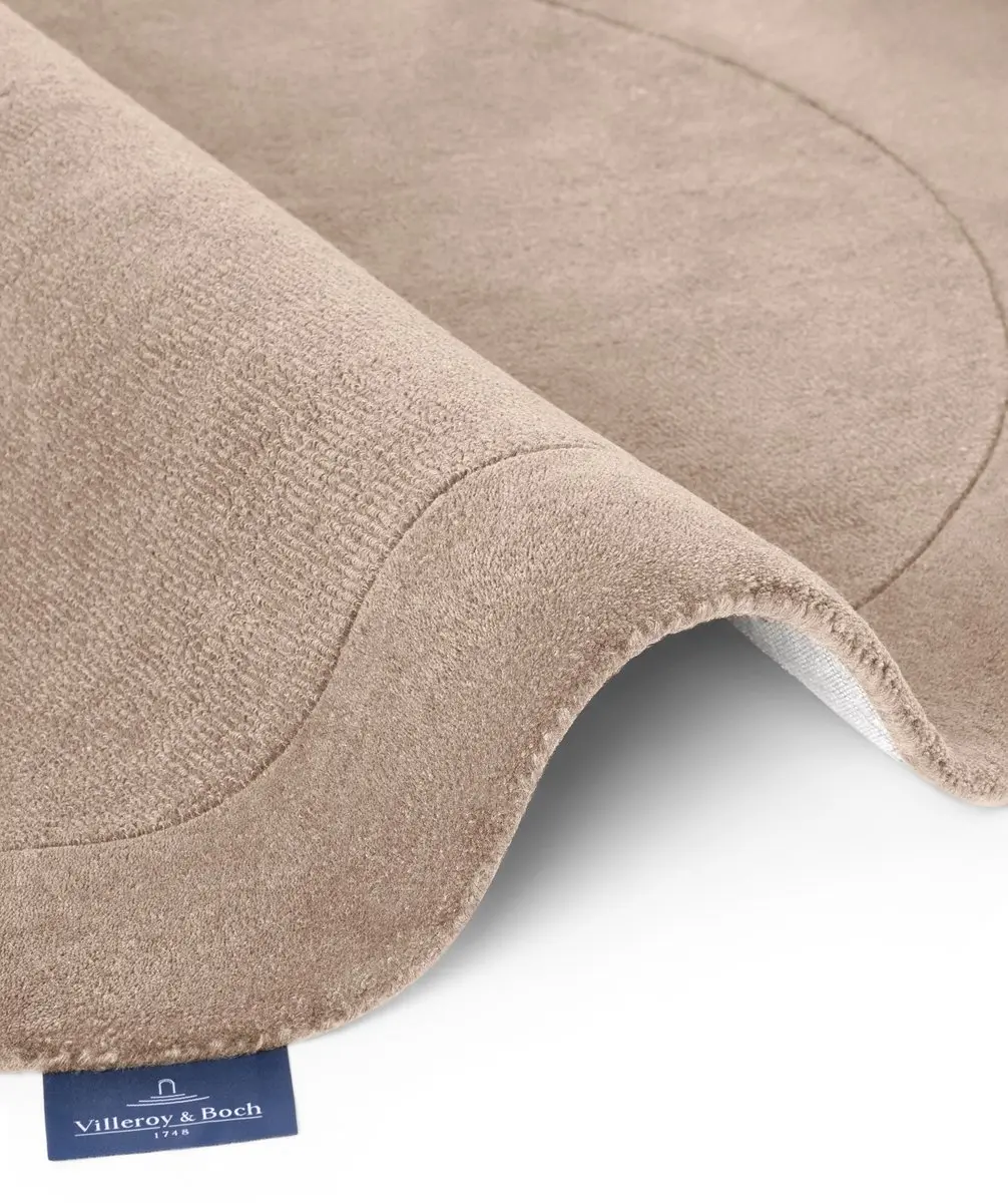 Villeroy & Boch 1812 wollen vloerkleed organische vorm Kivi Naturel Beige - Organisch 125 x 200 cm - (S) - afbeelding 5 van 6