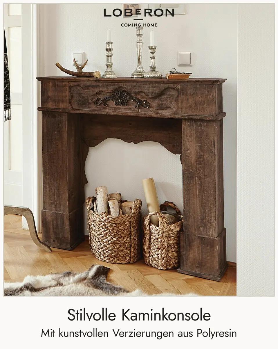 Loberon Haardschouw Margaux Antiekbruin - afbeelding 3 van 6
