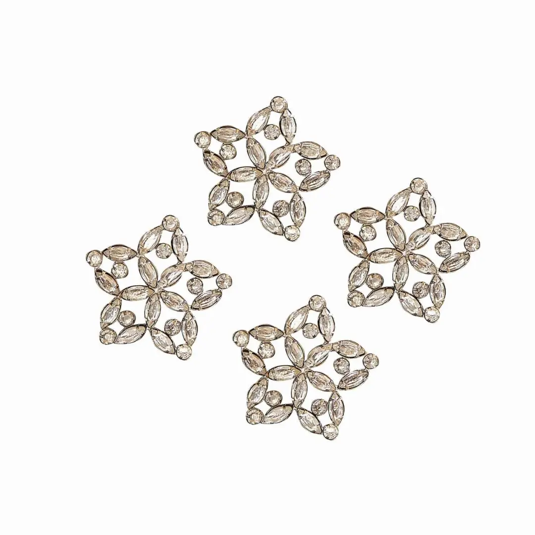 Loberon Sierpin Set 4 Stuks Custer Zilverkleurig - afbeelding 3 van 6