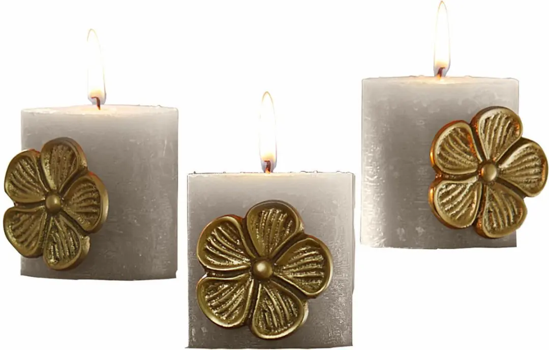 Loberon Decoratiepin Set Olevir Antiekgoud 3 Stuks - afbeelding 5 van 6