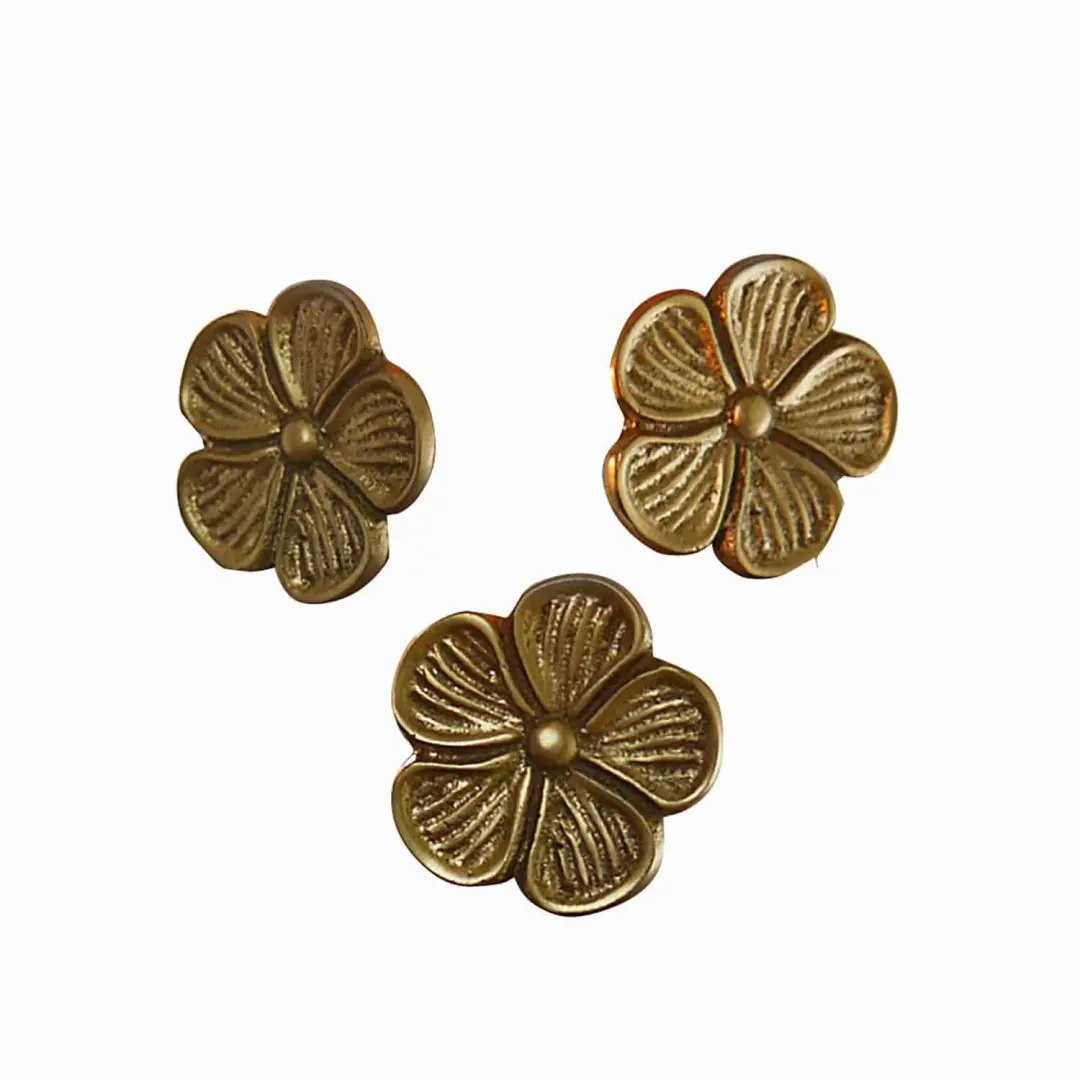 Loberon Decoratiepin Set Olevir Antiekgoud 3 Stuks - afbeelding 2 van 6