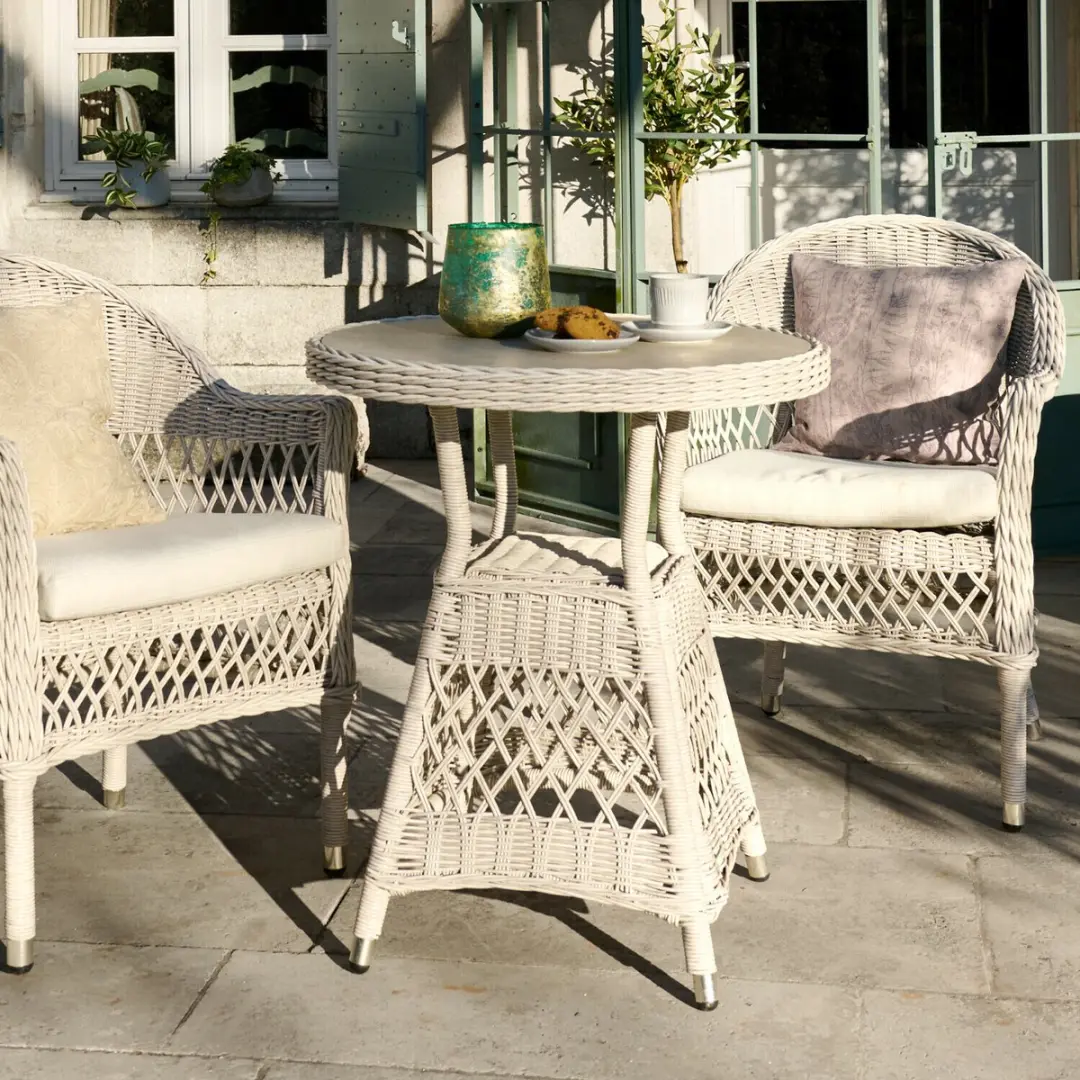 Loberon Solavine Tafel 68cm - Beige - afbeelding 6 van 6