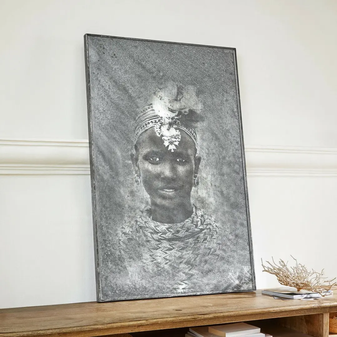 Loberon Rashira Gegraveerde Spiegel - afbeelding 2 van 4