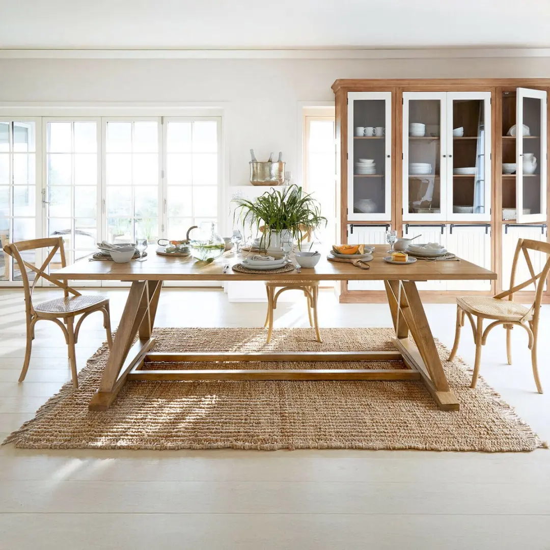 Loberon Isaverny Tafel - 6 Personen - Bruin - afbeelding 3 van 6