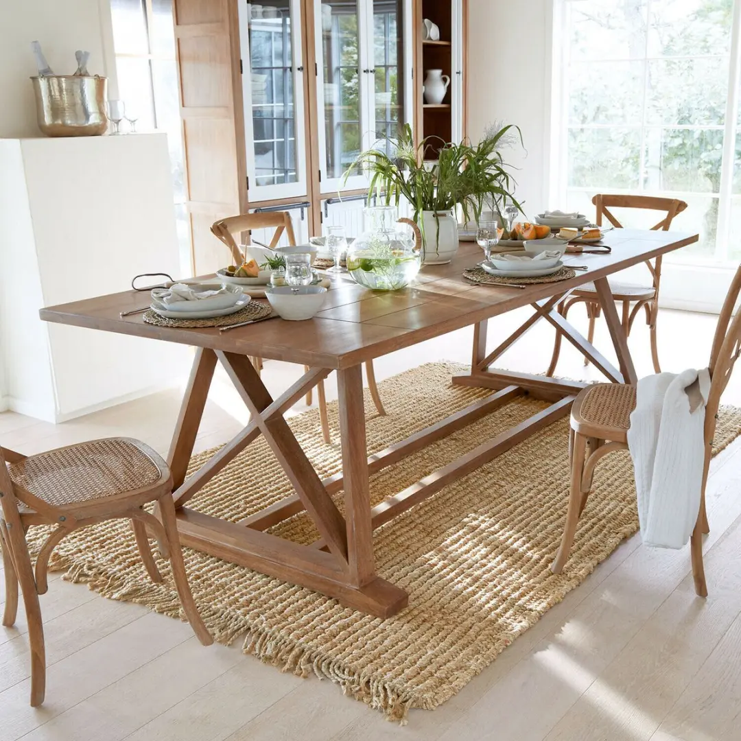 Loberon Isaverny Tafel - 6 Personen - Bruin - afbeelding 2 van 6