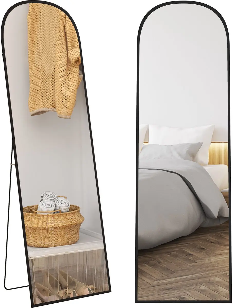 Homcom Staande Spiegel 50x161,5cm Zwart
