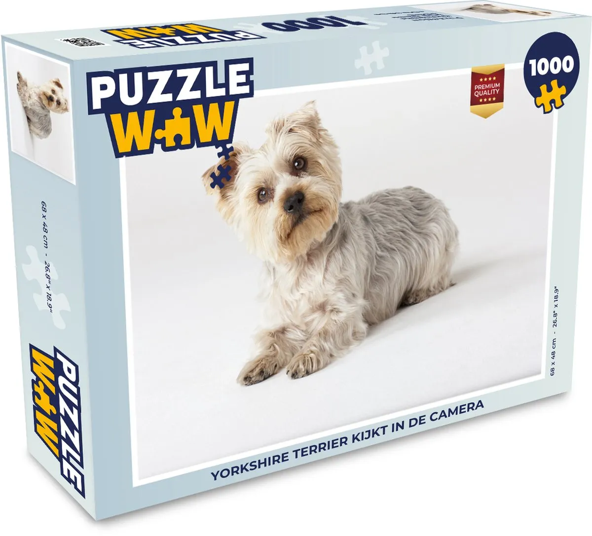 PuzzleWow Yorkshire Terrier Legpuzzel 1000 Stuks