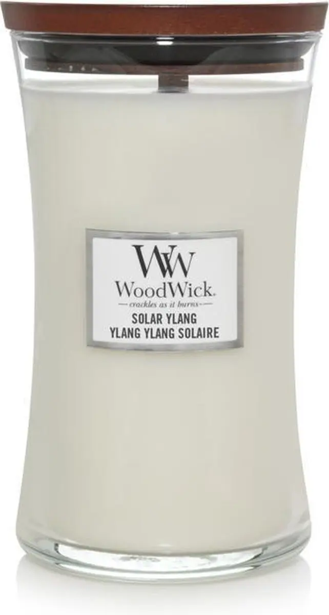 WoodWick Large Hourglass Geurkaars Solar Ylang