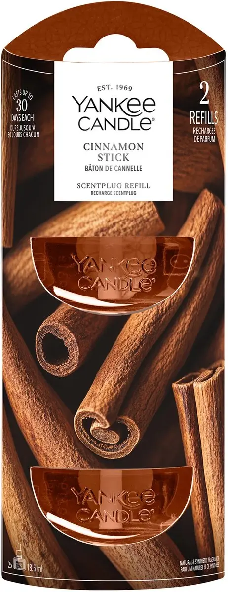 Yankee Candle Cinnamon Stick Elektrische Diffuser Navulling