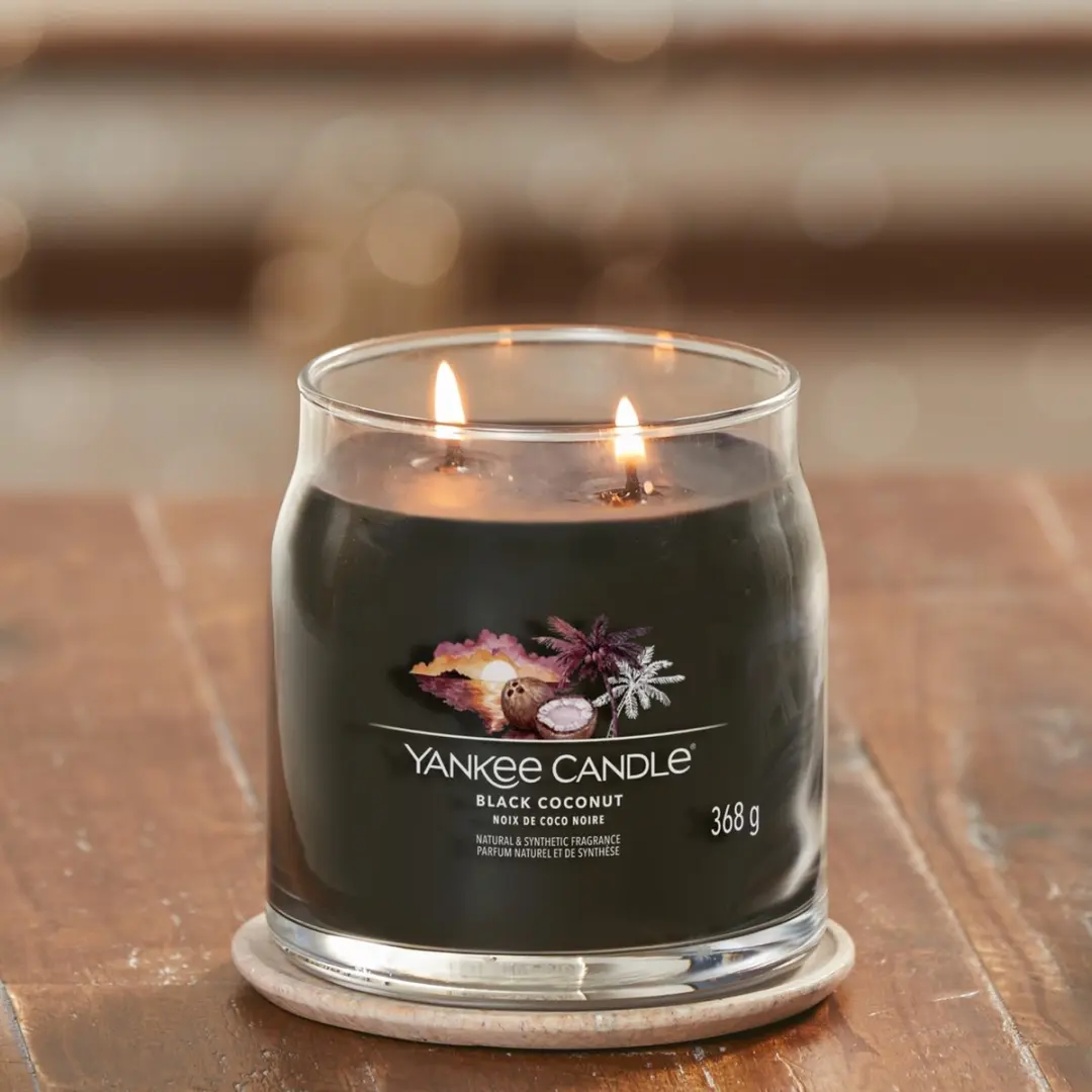 Yankee Candle Black Coconut Geurkaars - 50 Branduren - afbeelding 6 van 6