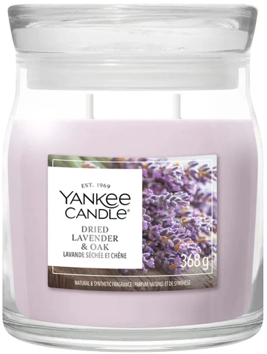 Yankee Candle Dried Lavender & Oak Geurkaars 368g