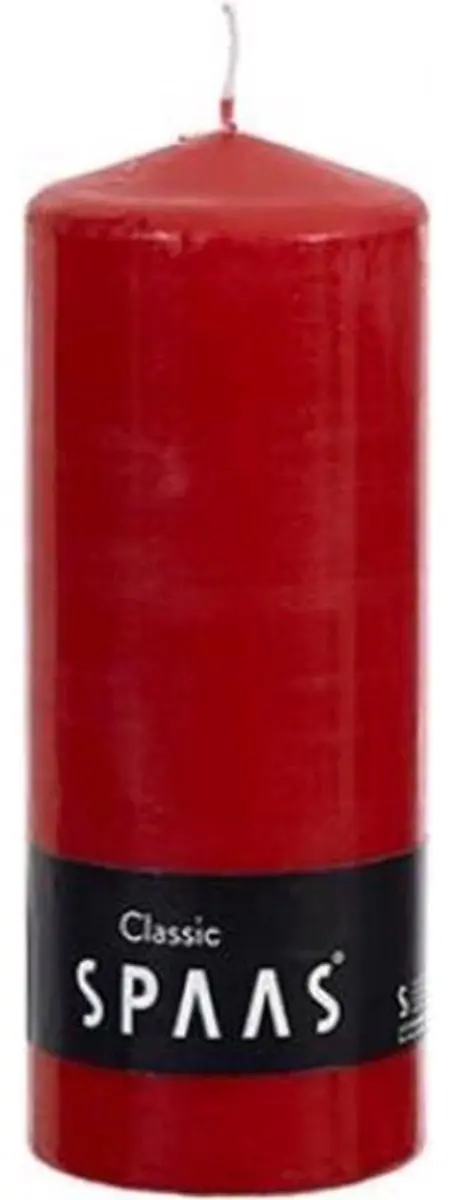 Spaas Cylinder d8h20cm Rood