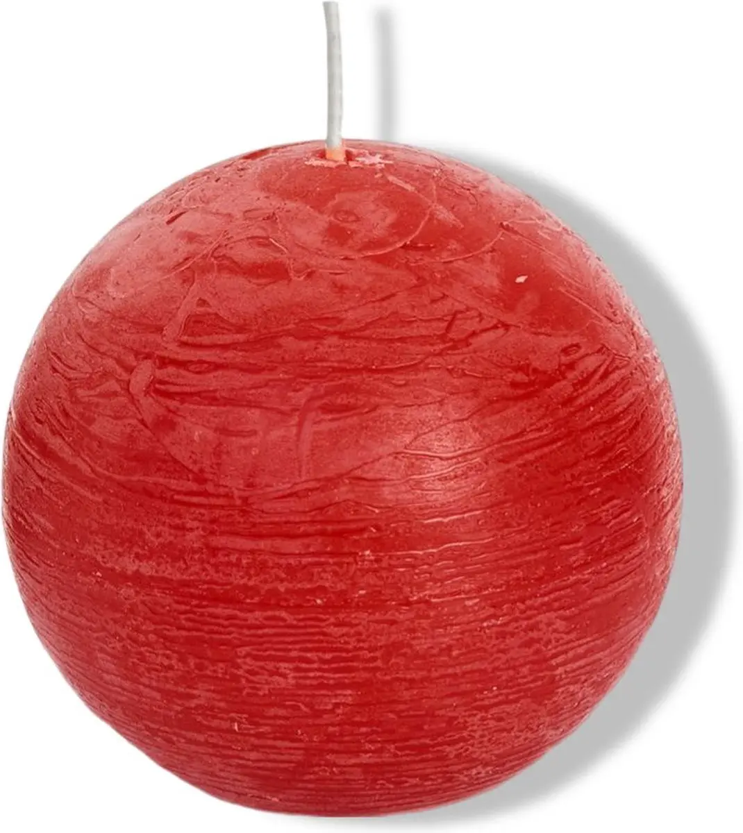 Spaas Bolkaars Rustiek - Ø8cm Rood - afbeelding 2 van 3