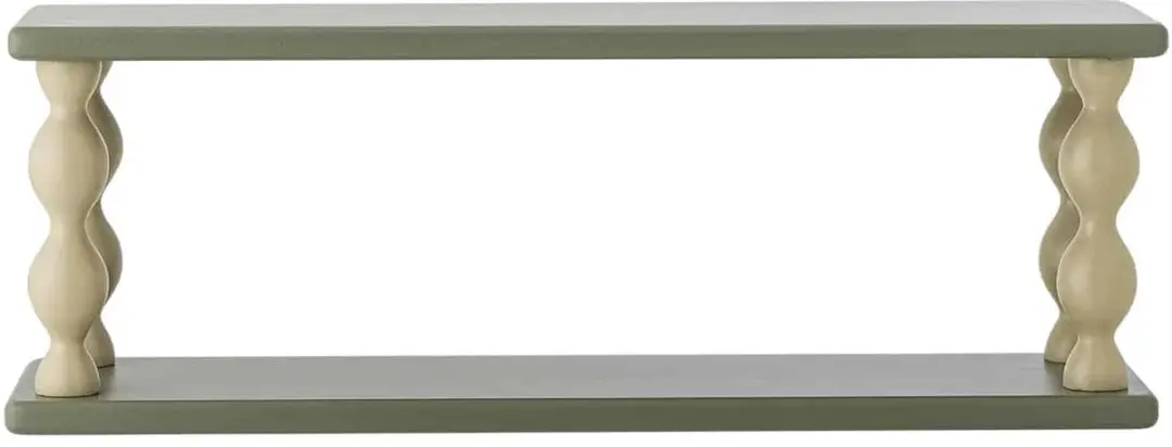Bloomingville Bibiola Wandplank 60cm - Groen - afbeelding 2 van 6