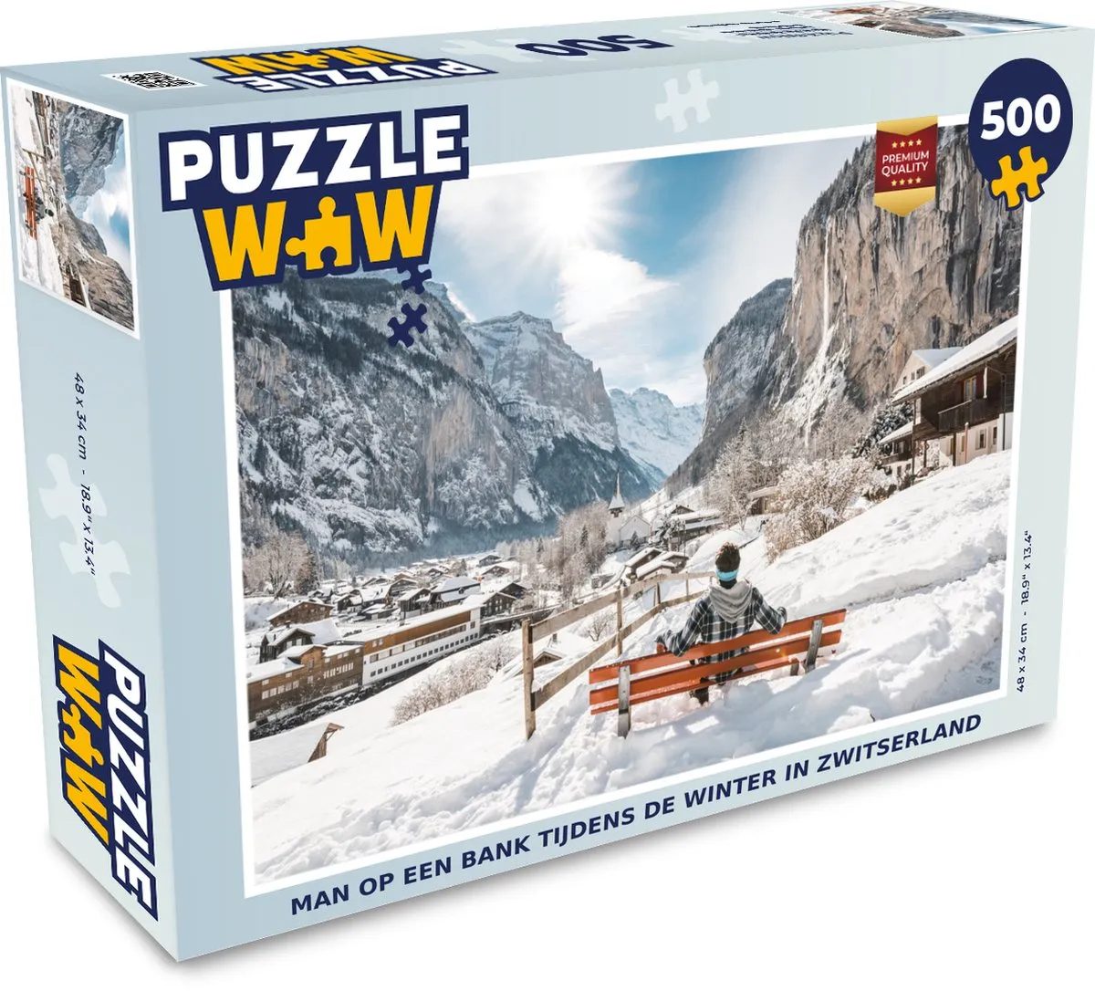PuzzleWow Legpuzzel 500 Stuks Multicolor