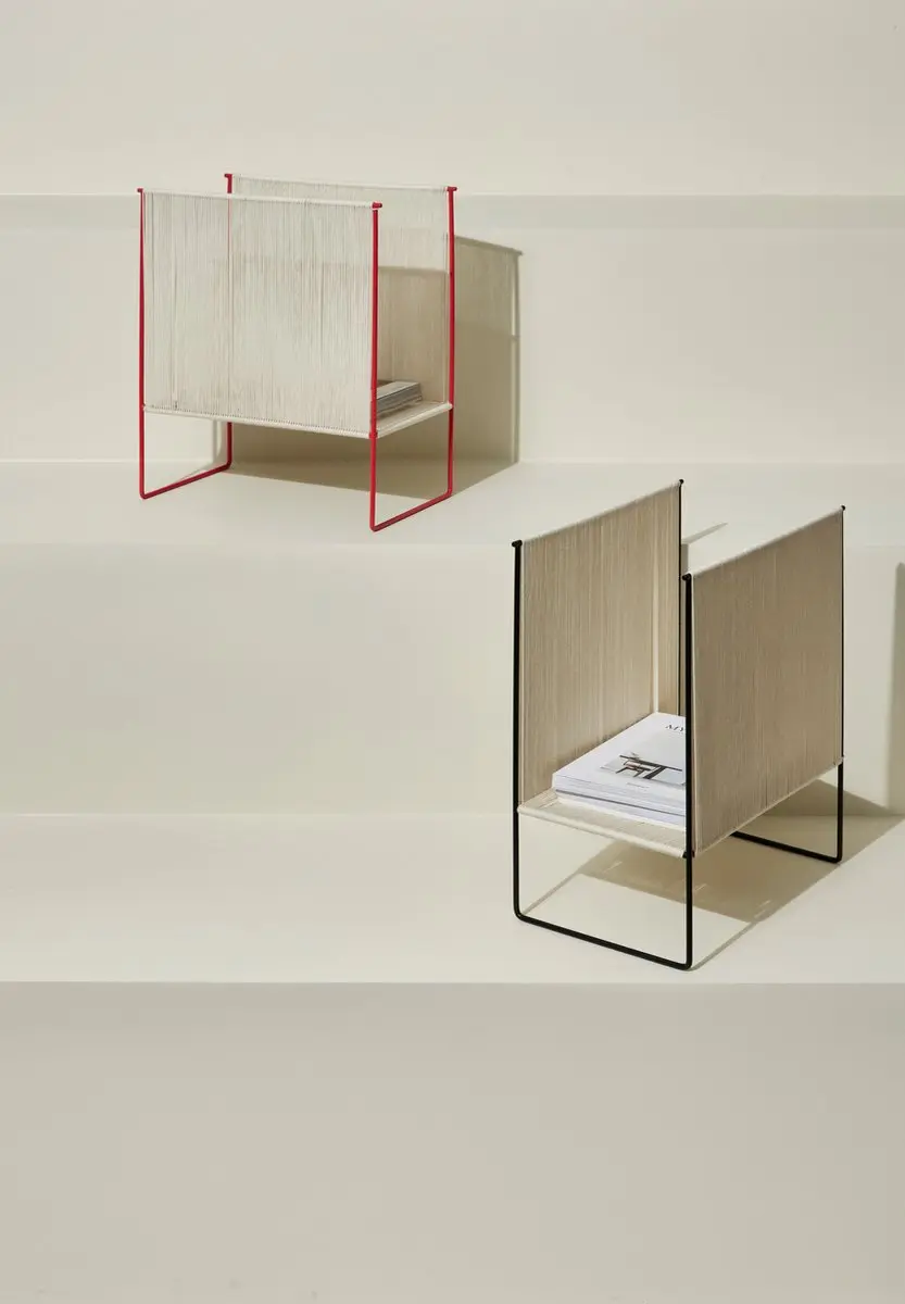 Hübsch Tijdschriftenhouder String - Rood - afbeelding 6 van 6