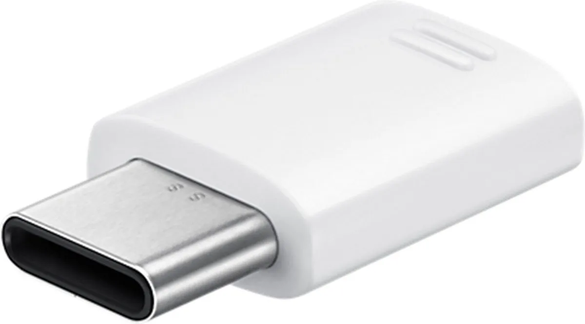 Samsung - USB-C naar micro USB adapter - Wit
