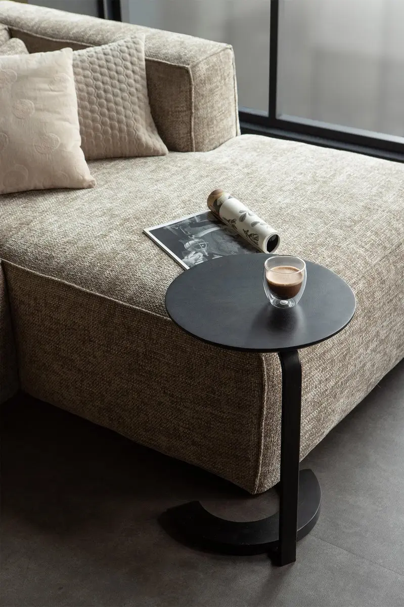 WOOOD Floor Bijzettafel 39cm Zwart - afbeelding 4 van 5
