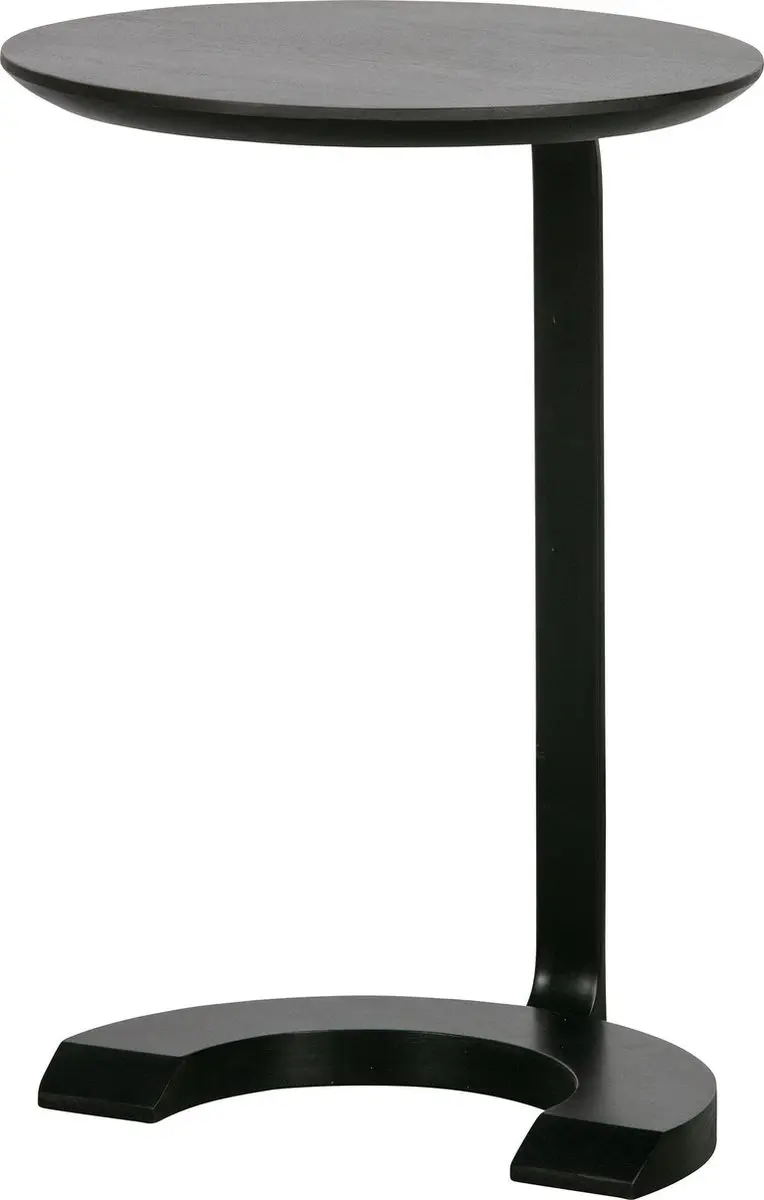 WOOOD Floor Bijzettafel 39cm Zwart