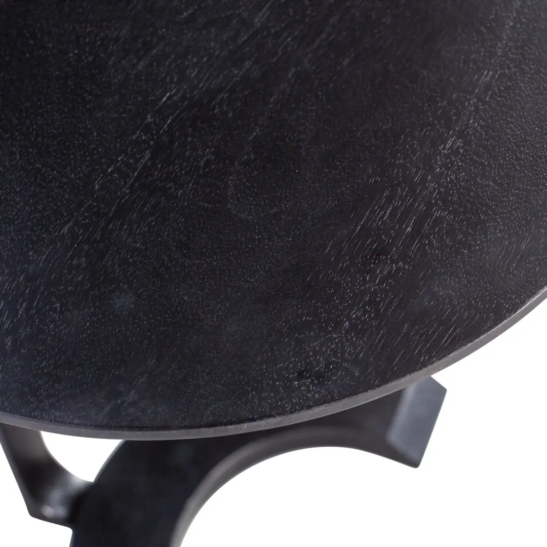 WOOOD Floor Bijzettafel 39cm Zwart - afbeelding 2 van 5