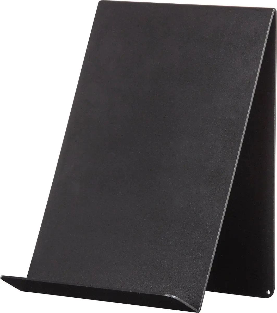 WOOOD Brook Boekenstandaard/Boekenhouder - Metaal - Zwart - 24x19x14