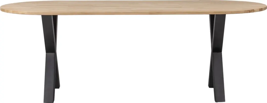 WOOOD Tablo Tafel Ovaal 220x90cm - Naturel - afbeelding 2 van 5