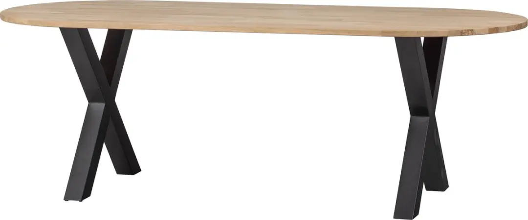 WOOOD Tablo Tafel Ovaal 220x90cm - Naturel - afbeelding 3 van 5
