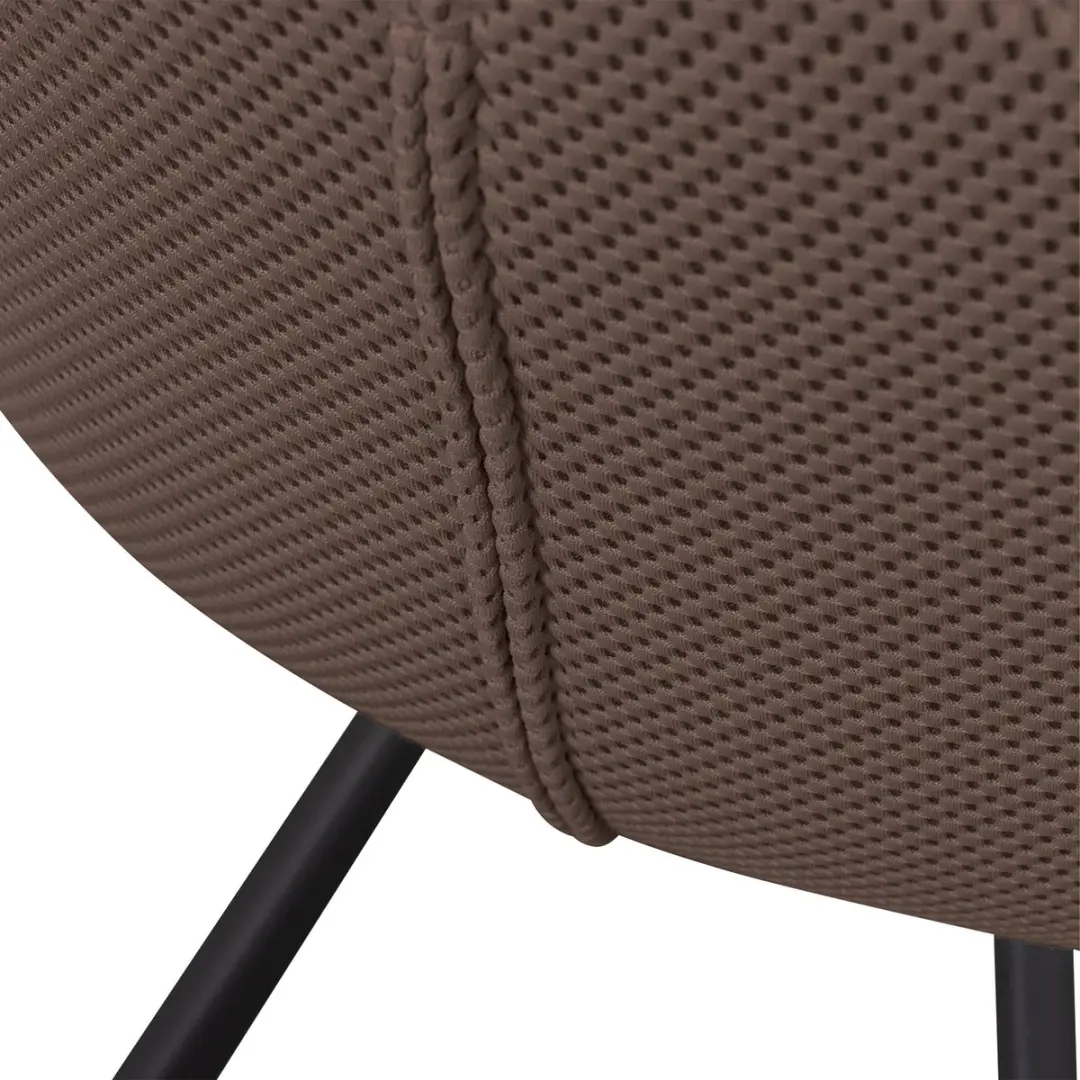 WOOOD Juno Eetkamerstoel Mesh - Espresso - afbeelding 5 van 6