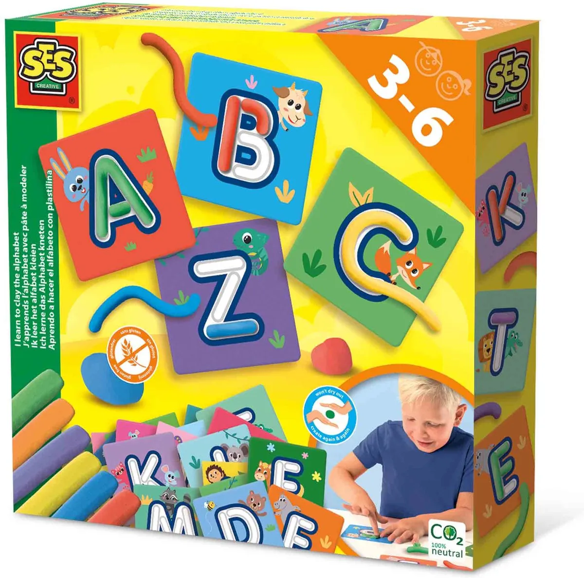 SES Creative Ik leer het alfabet kleien