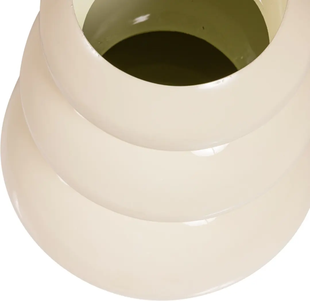 WOOOD Tera Vaas Lichtgeel 35cm - afbeelding 4 van 4