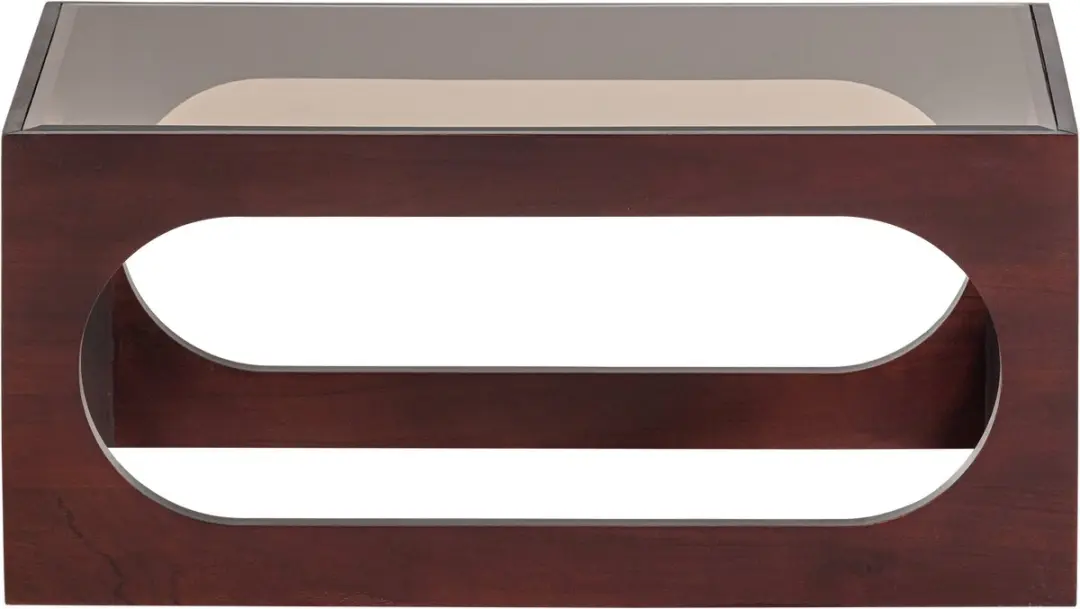 WOOOD Trax Salontafel Acaciahout 77x50cm - Bruin - afbeelding 5 van 5