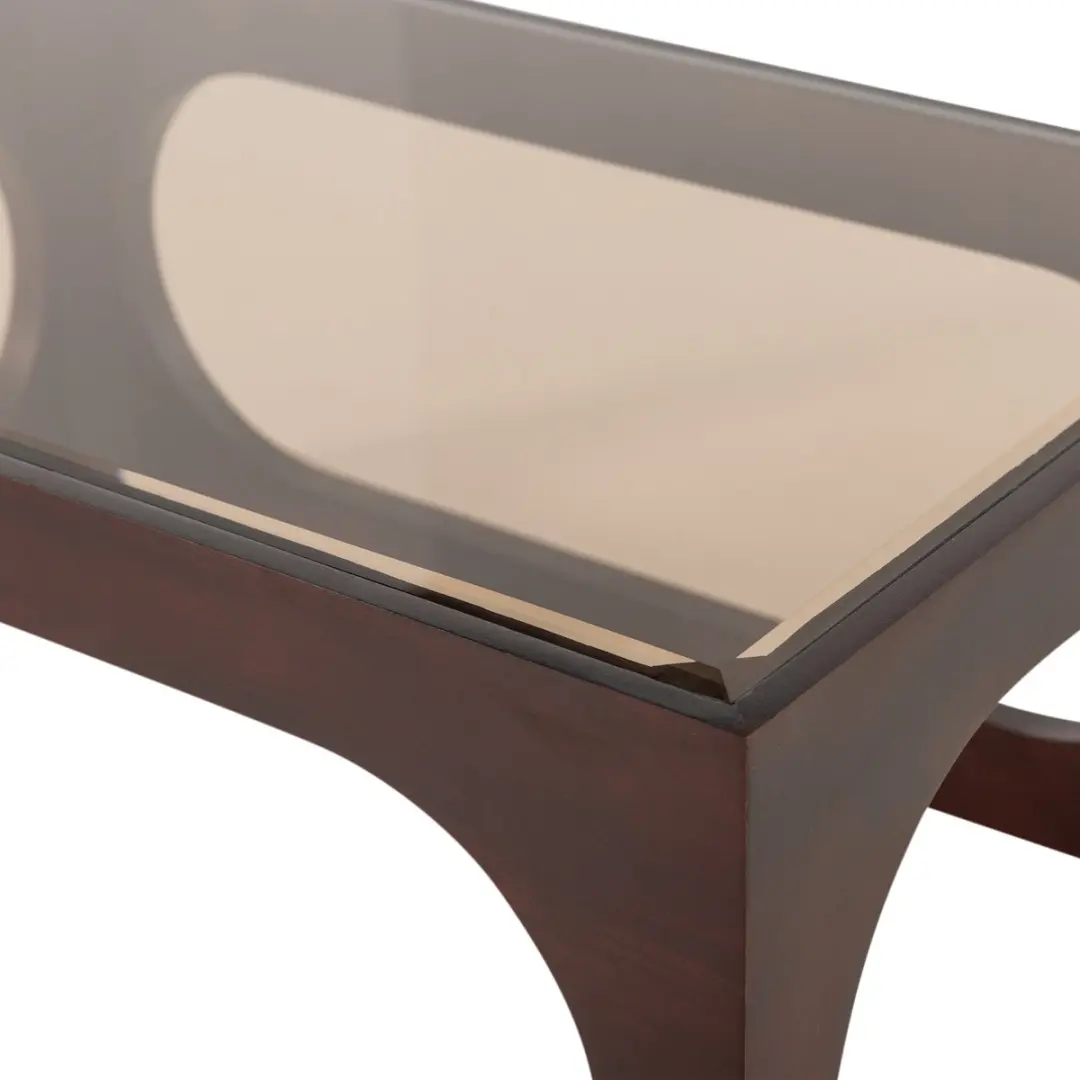 WOOOD Trax Salontafel Acaciahout 77x50cm - Bruin - afbeelding 3 van 5