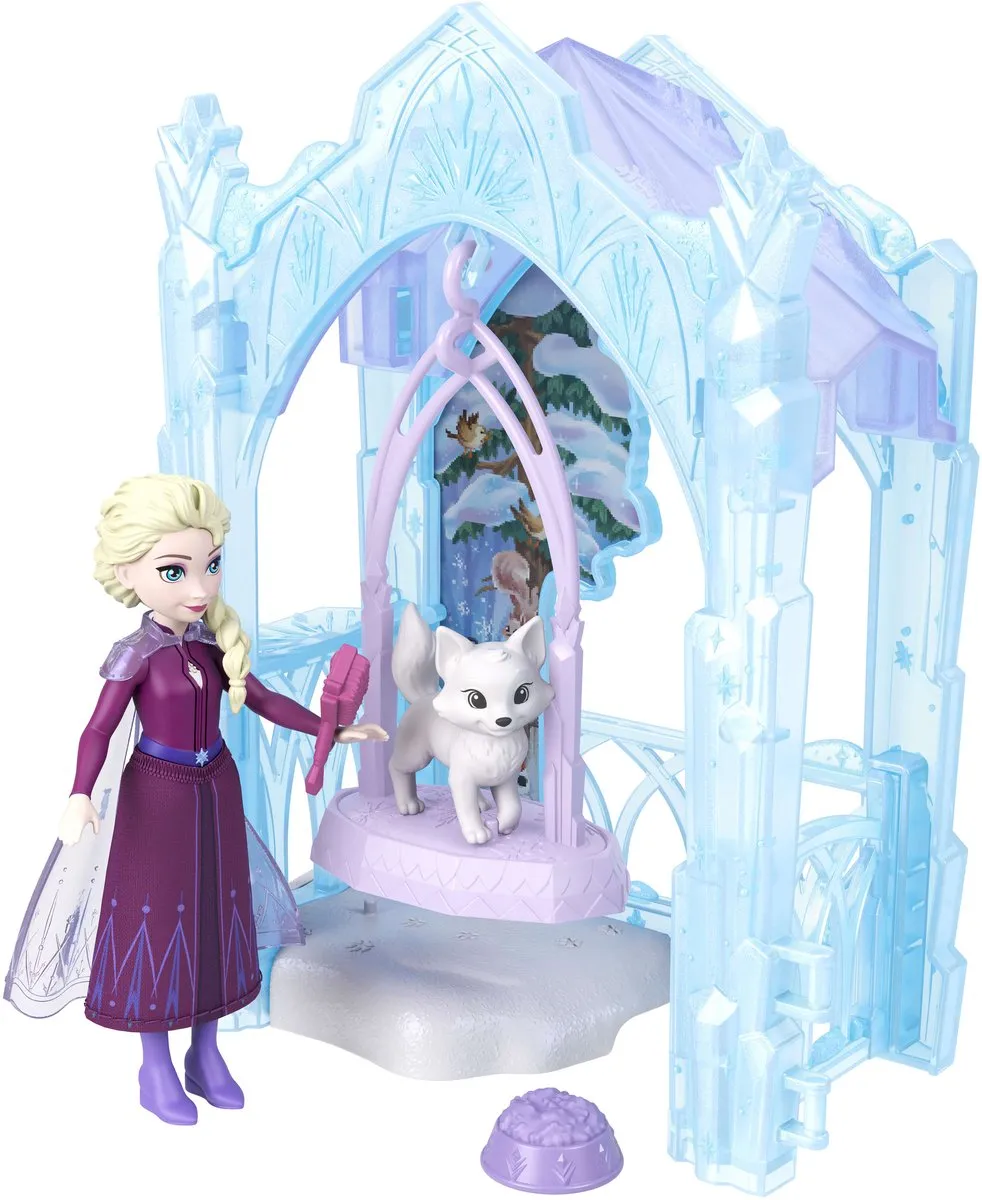 Disney Frozen Elsa IJzige Dierenschuilplaats Poppenspeelset - JFG29