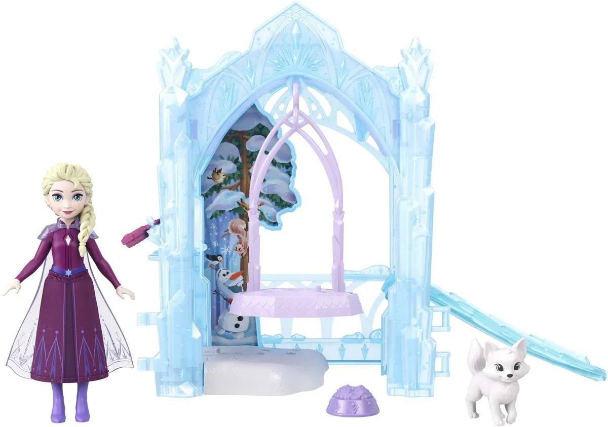 Disney Frozen Elsa IJzige Dierenschuilplaats Poppenspeelset - JFG29
