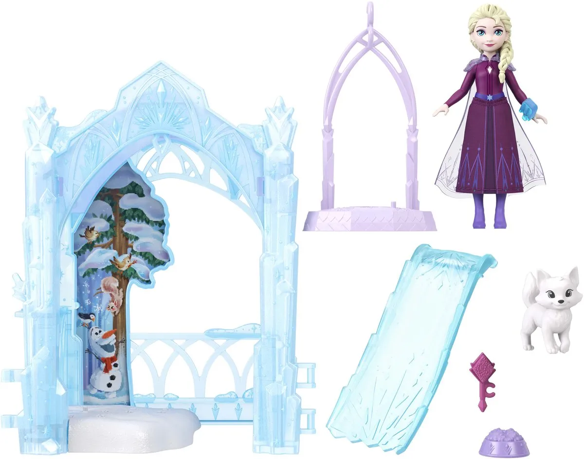 Disney Frozen Elsa IJzige Dierenschuilplaats Poppenspeelset - JFG29