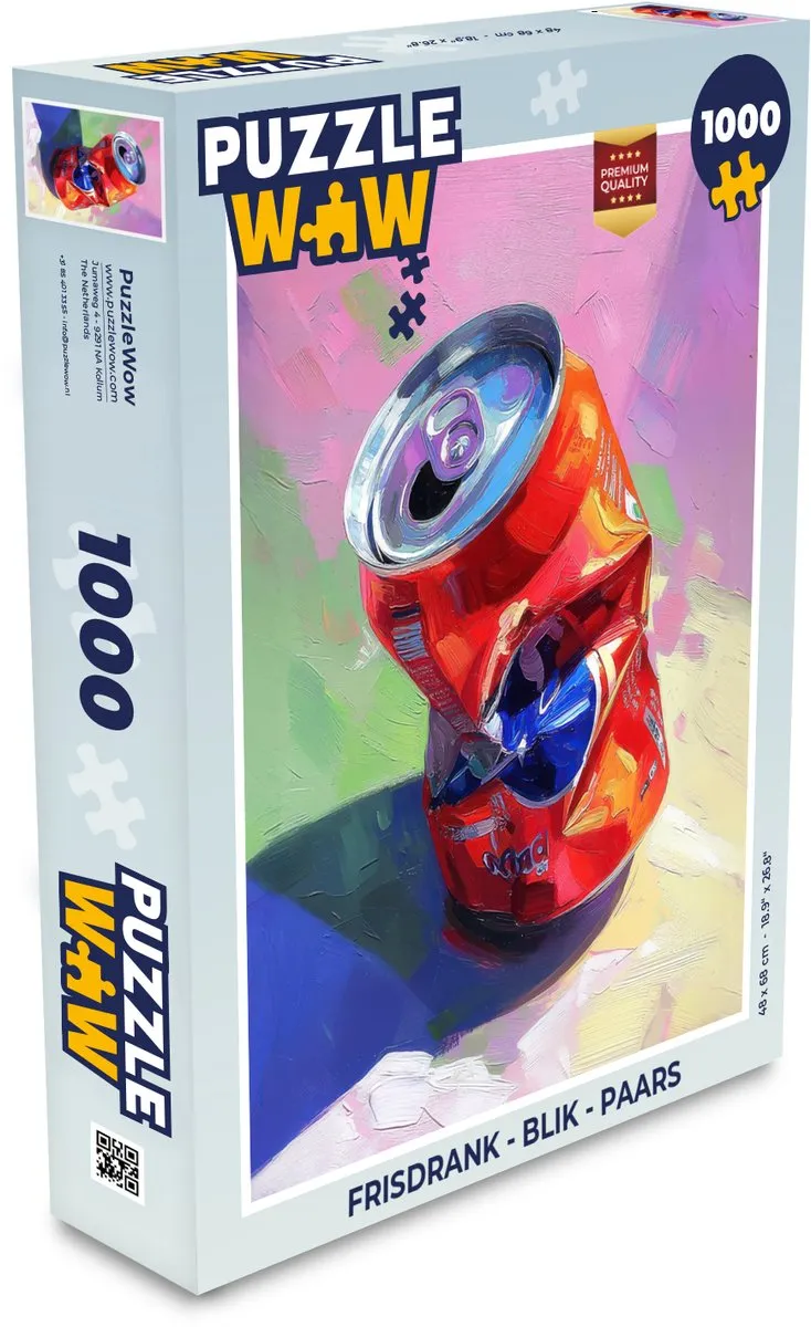 PuzzleWow Frisdrank Puzzel 1000 Stuks