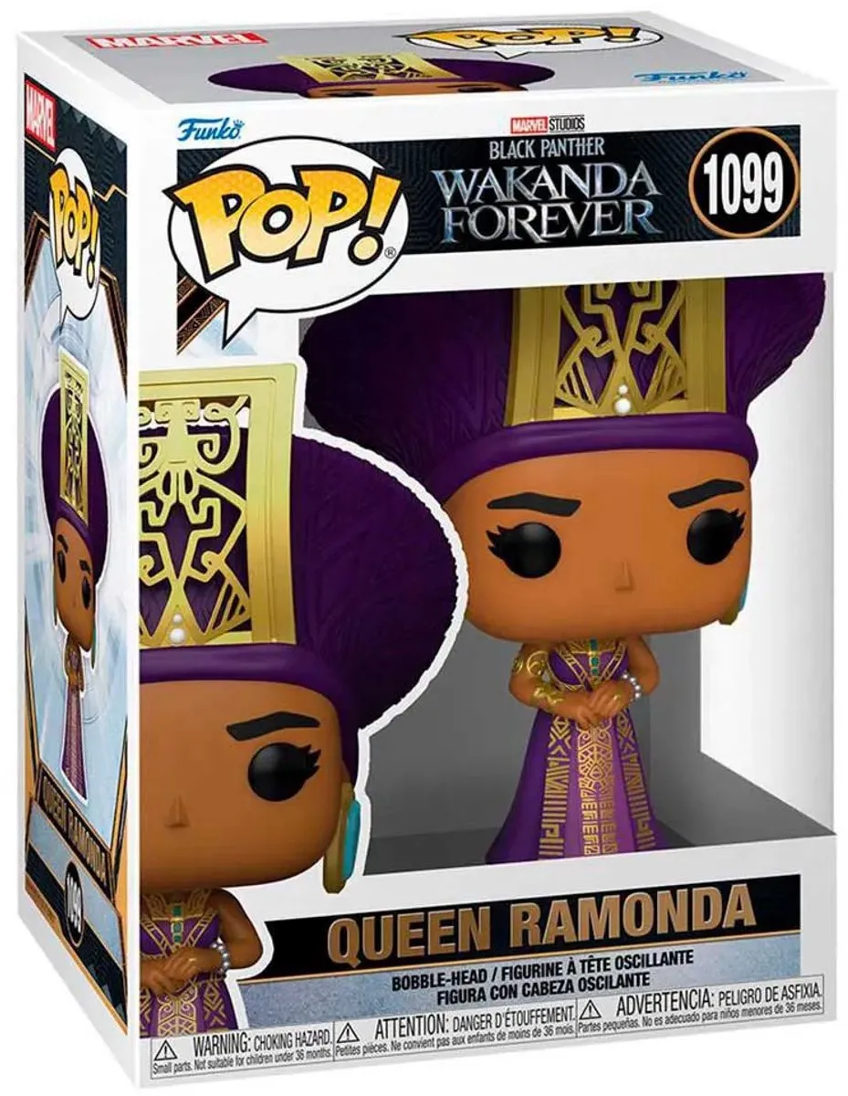 Marvel Funko POP! Black Panther Wakanda Forever Queen Ramonda 63945 - 9cm - afbeelding 6 van 6